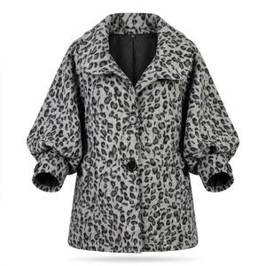 hazel azelhaze Vintage Animal Print jacket Sz M